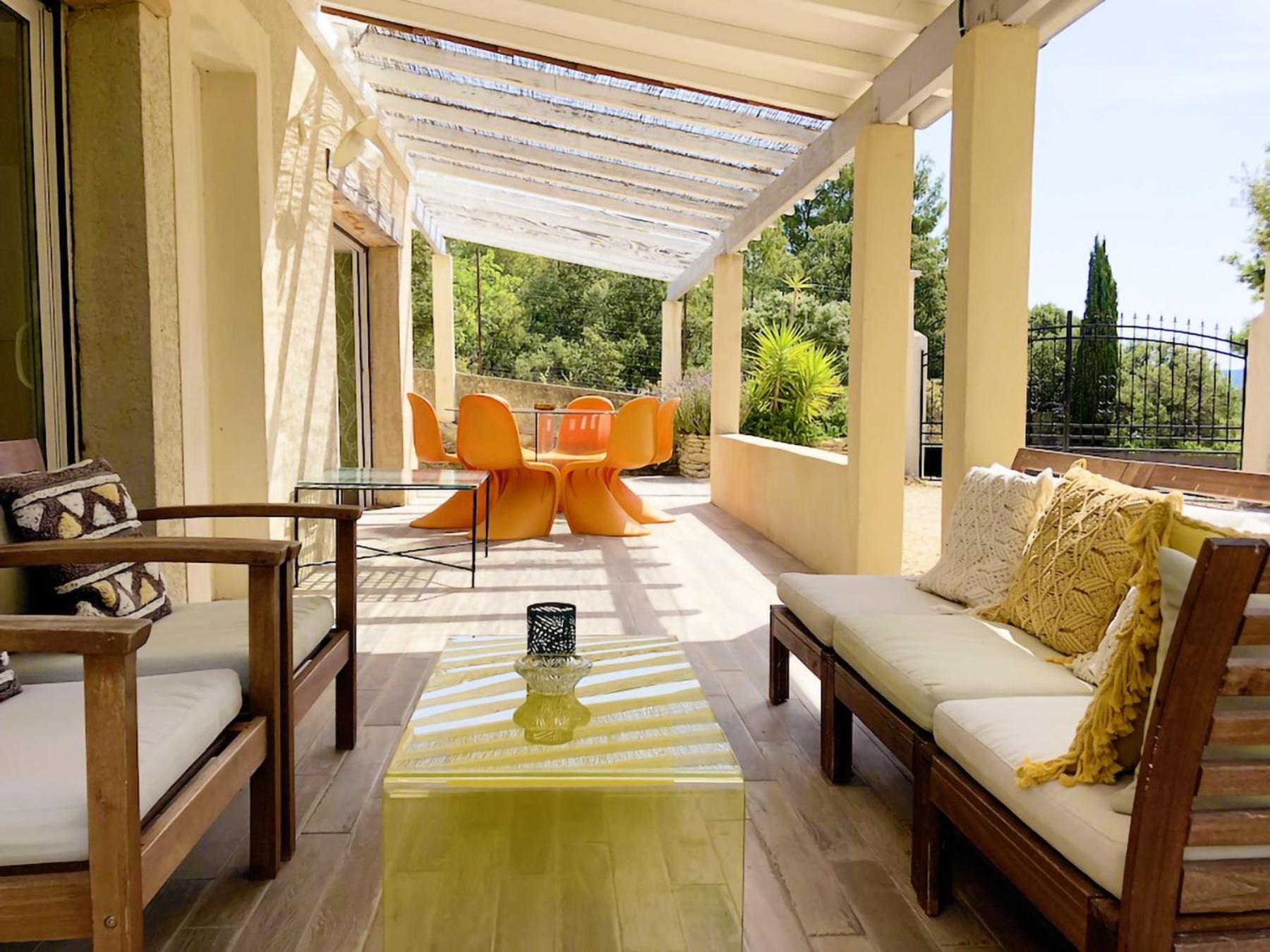 La Villa Les Petits Gardons Castillon-du-Gard Esterno foto
